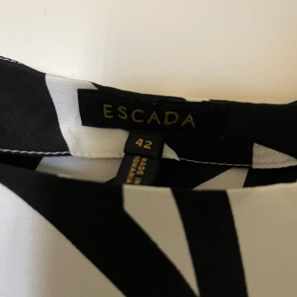 Escada Black and White Blouse - Picture 2 of 3